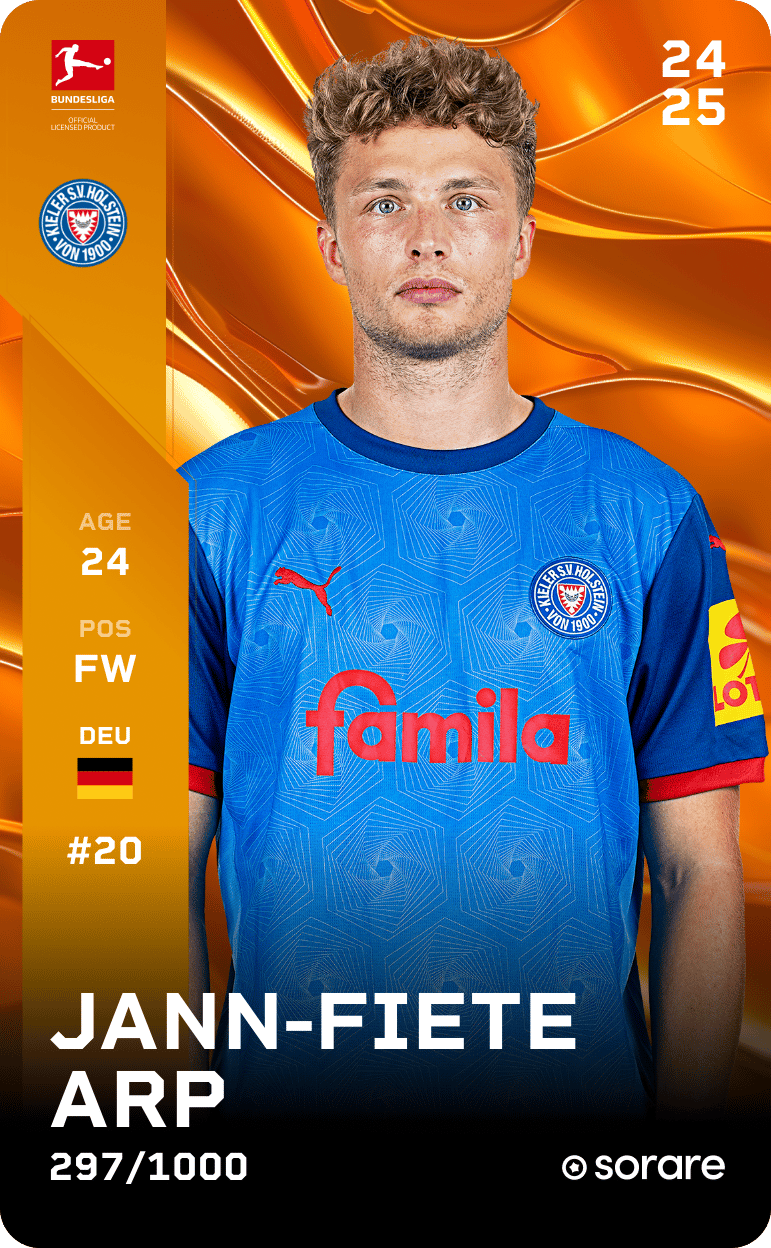 Jann-Fiete Arp 2024-25 • Limited 297/1000