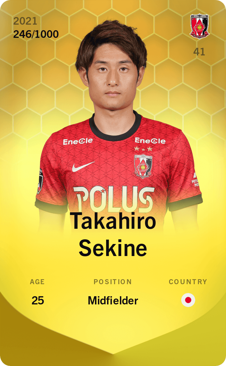 Takahiro Sekine 2021-22 • Limited 246/1000