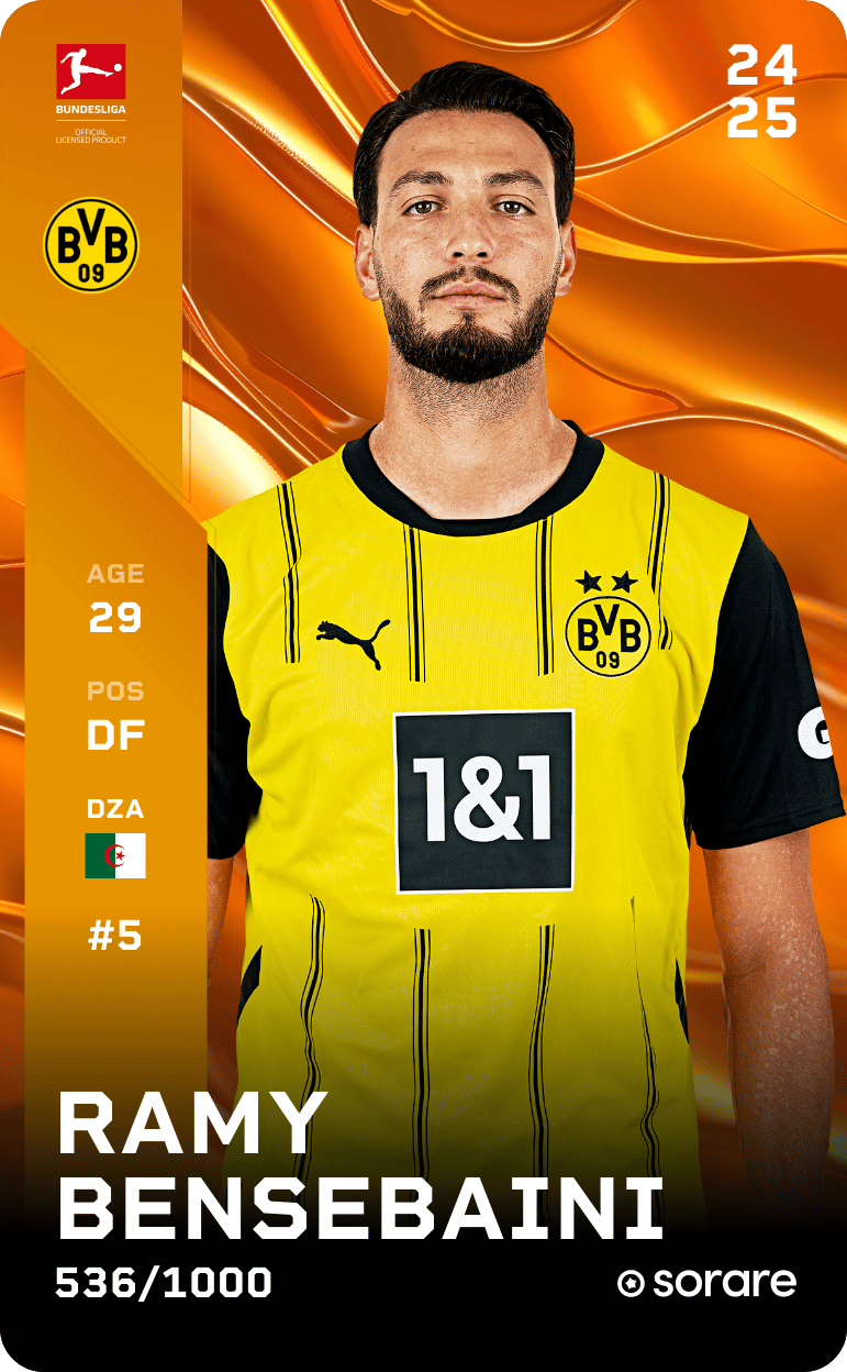 Ramy Bensebaini 2024-25 • Limited 536/1000