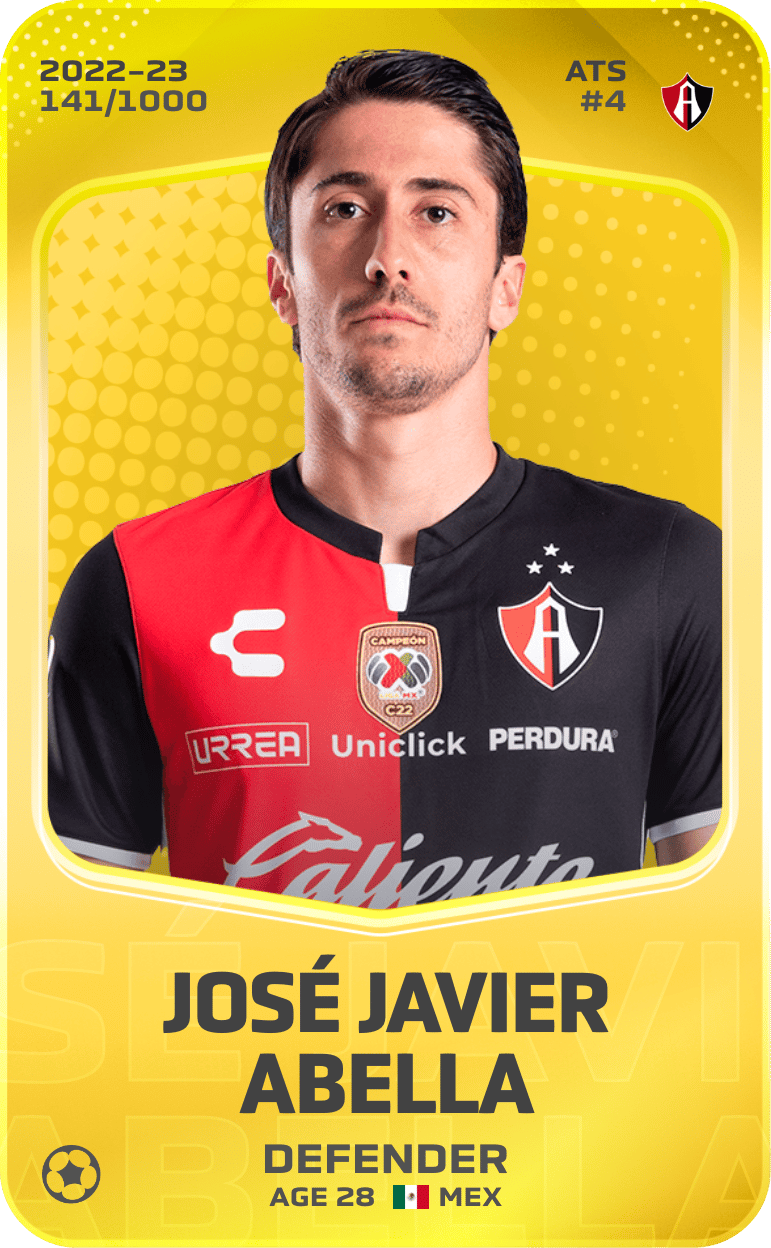 José Javier Abella 2022-23 • Limited 141/1000