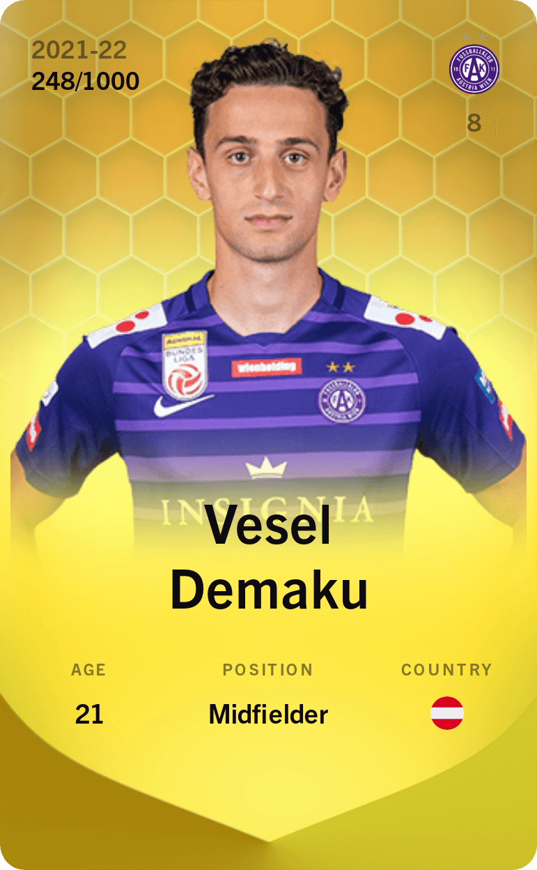 Vesel Demaku 2021-22 • Limited 248/1000