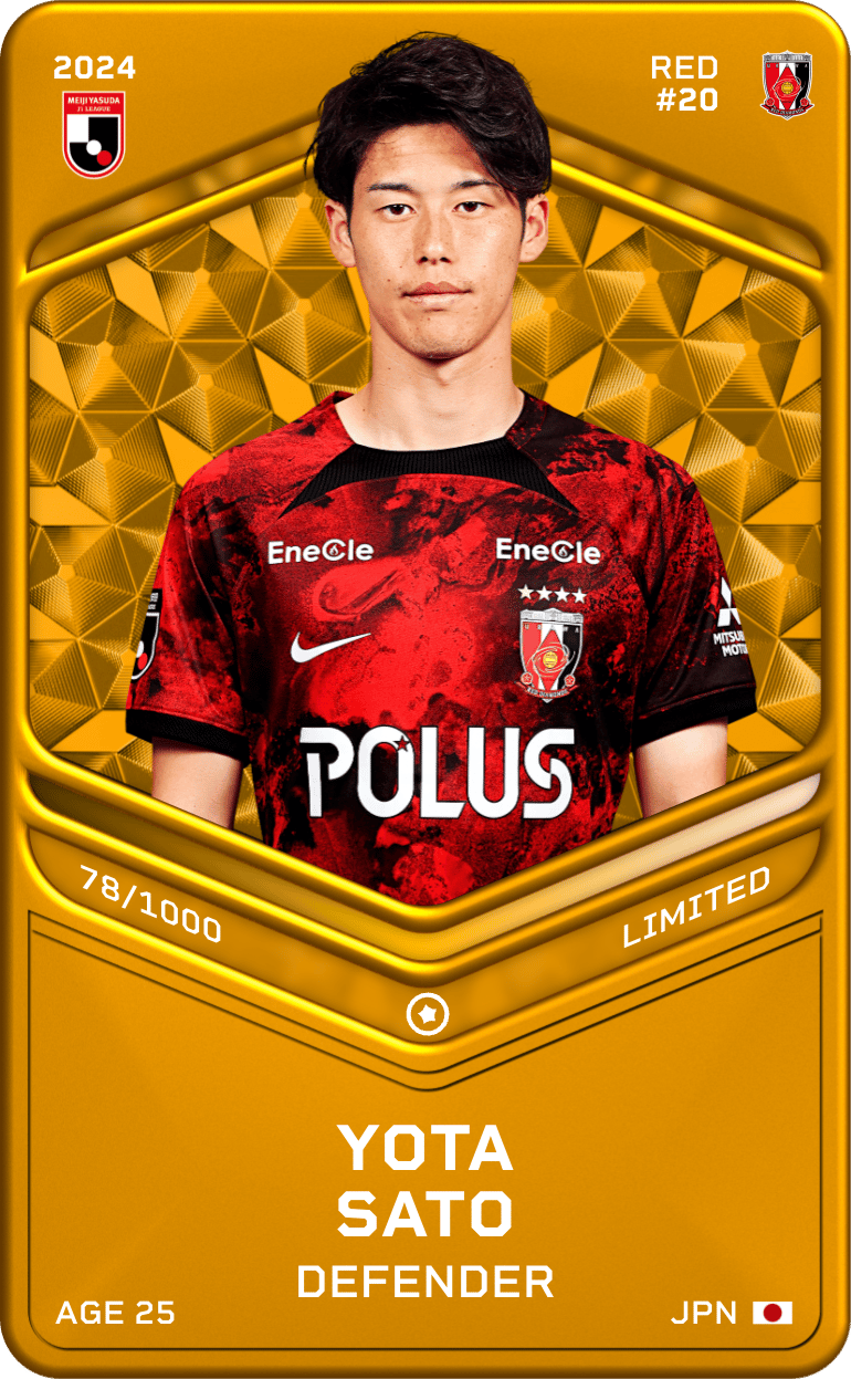 Yota Sato 2024-25 • Limited 78/1000