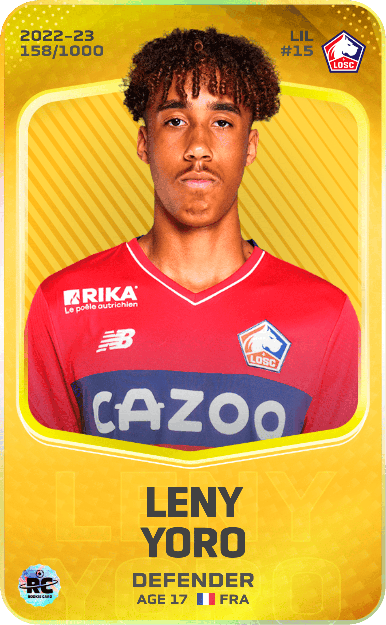Leny Yoro 2022-23 • Limited 158/1000