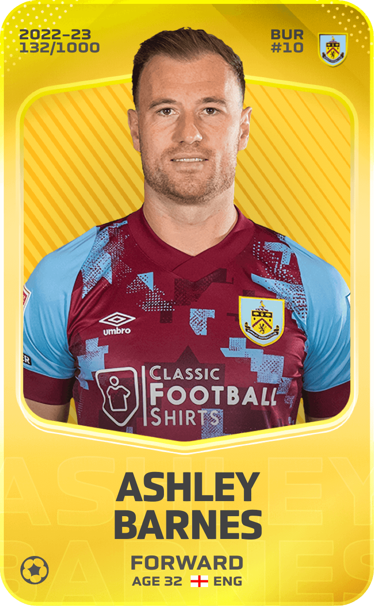 Ashley Barnes 2022-23 • Limited 132/1000
