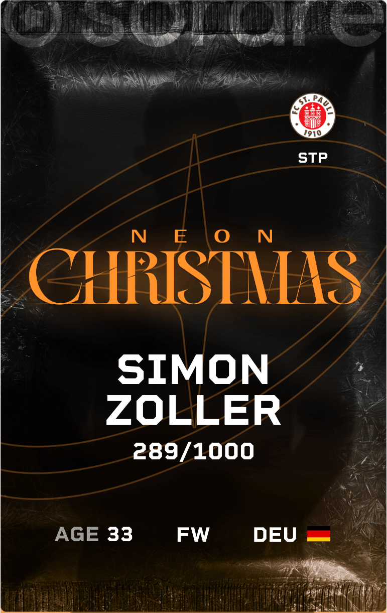 Simon Zoller 2024-25 • Limited 289/1000