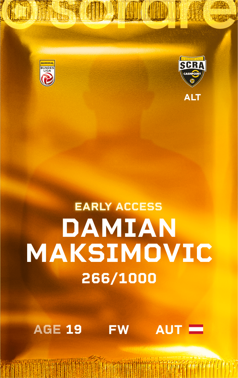Damian Maksimovic 2024-25 • Limited 266/1000