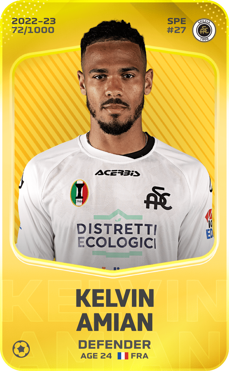 Kelvin Amian 2022-23 • Limited 72/1000