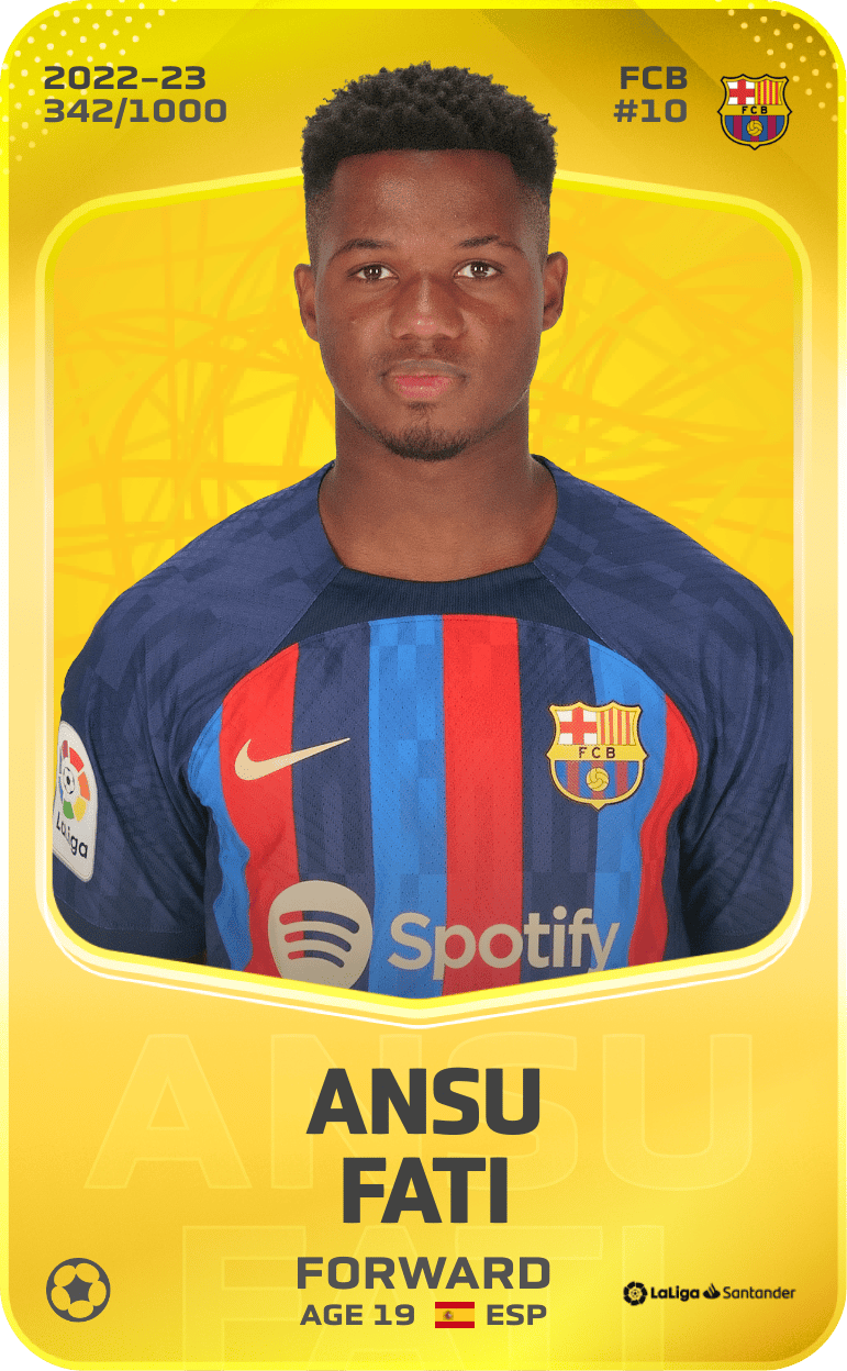 Ansu Fati 2022-23 • Limited 342/1000