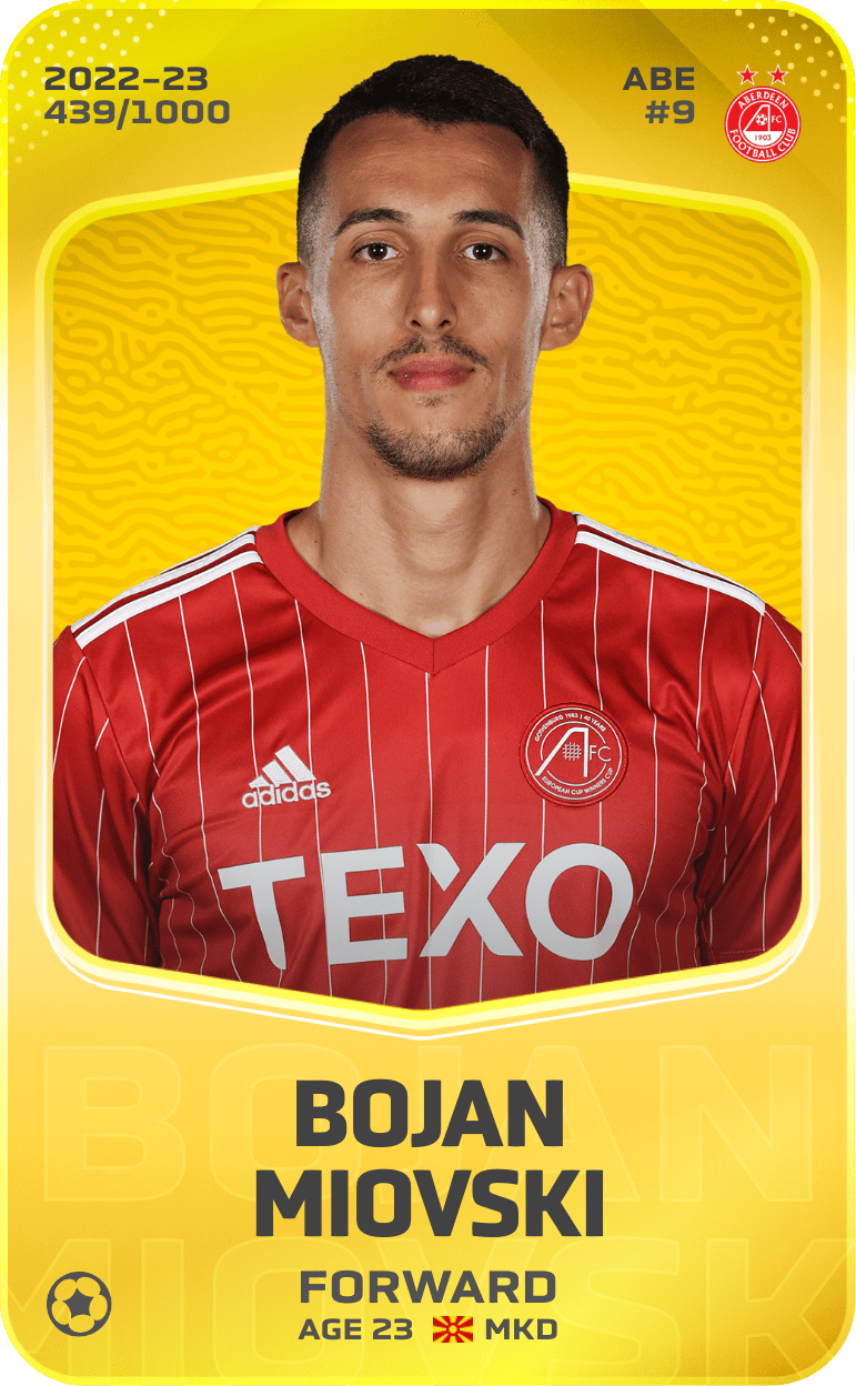 Bojan Miovski 2022-23 • Limited 439/1000