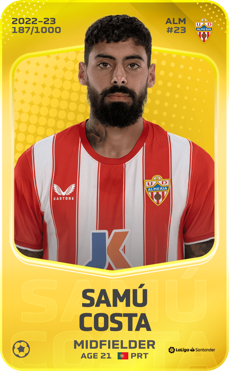 Samú Costa 2022-23 • Limited 187/1000