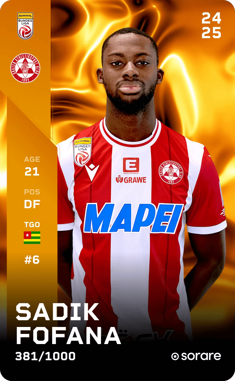 Sadik Fofana 2024-25 • Limited 381/1000