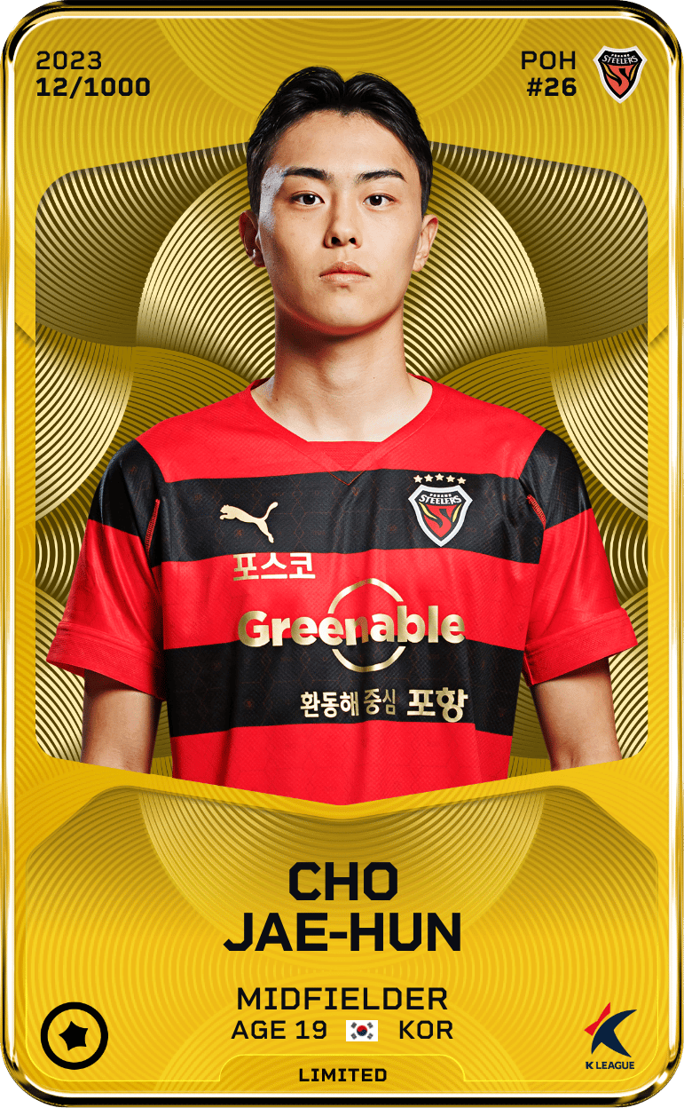 Cho Jae-Hun 2023-24 • Limited 12/1000