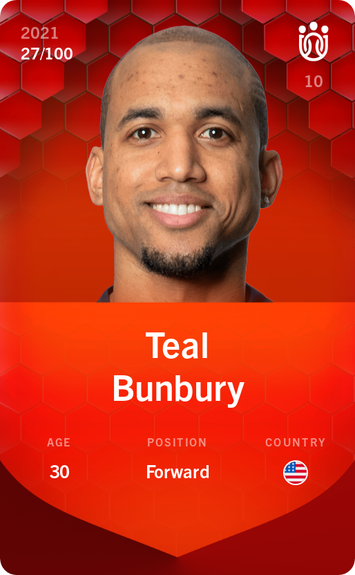 Sorare - Sorare Official - Teal Bunbury 2021-22 • Rare 27/100 - NFT # 110173798354174317936793509293552365875159856331703969099949085014299046205373