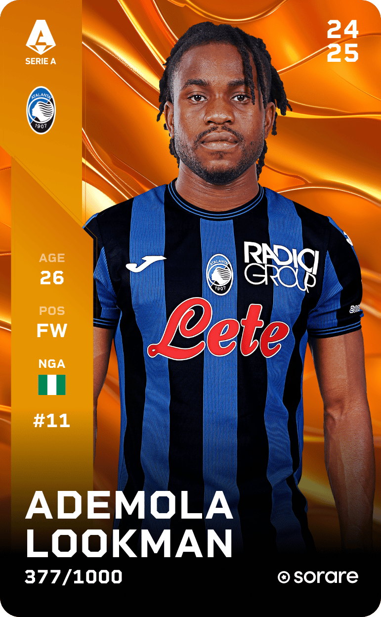 Ademola Lookman 2024-25 • Limited 377/1000