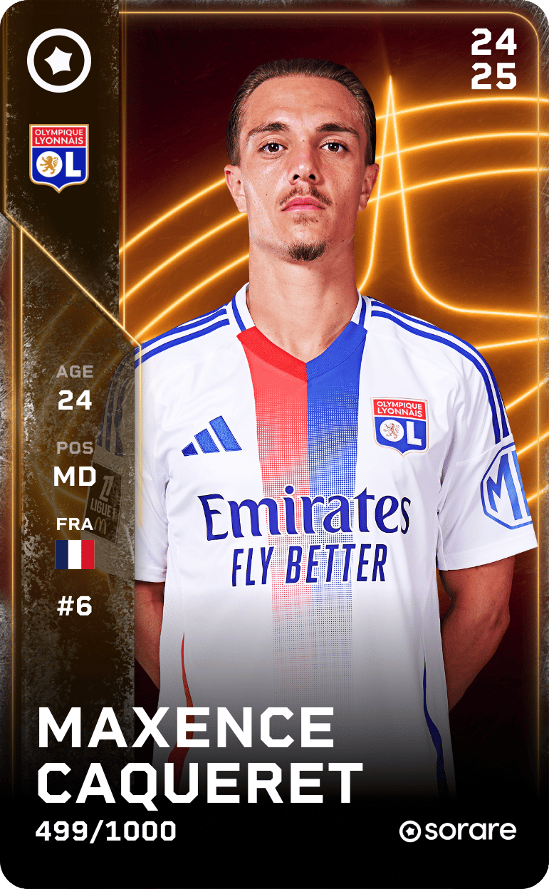 Maxence Caqueret 2024-25 • Limited 499/1000