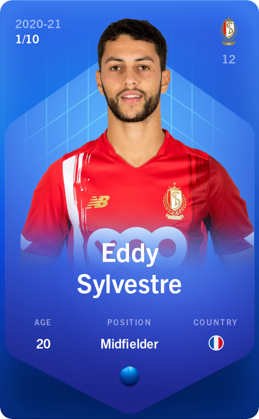 Sorare - Sorare Official - Eddy Sylvestre 2020-21 • Super Rare 1/10 - NFT # 12806674091042151572429547163391556399188161749237250956103285342309936214123