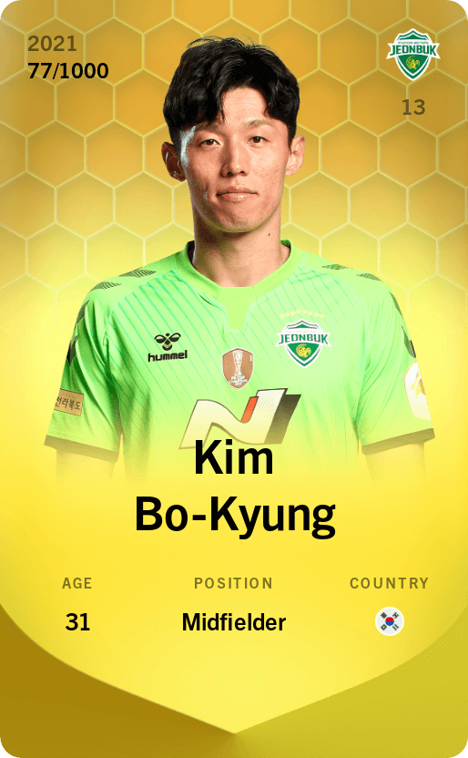 Kim Bo-Kyung 2021-22 • Limited 77/1000