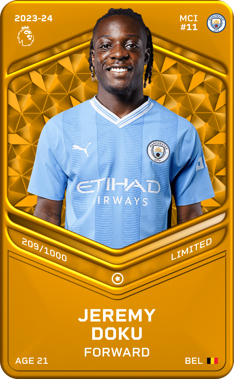 Jeremy Doku 2023-24 • Limited 209/1000