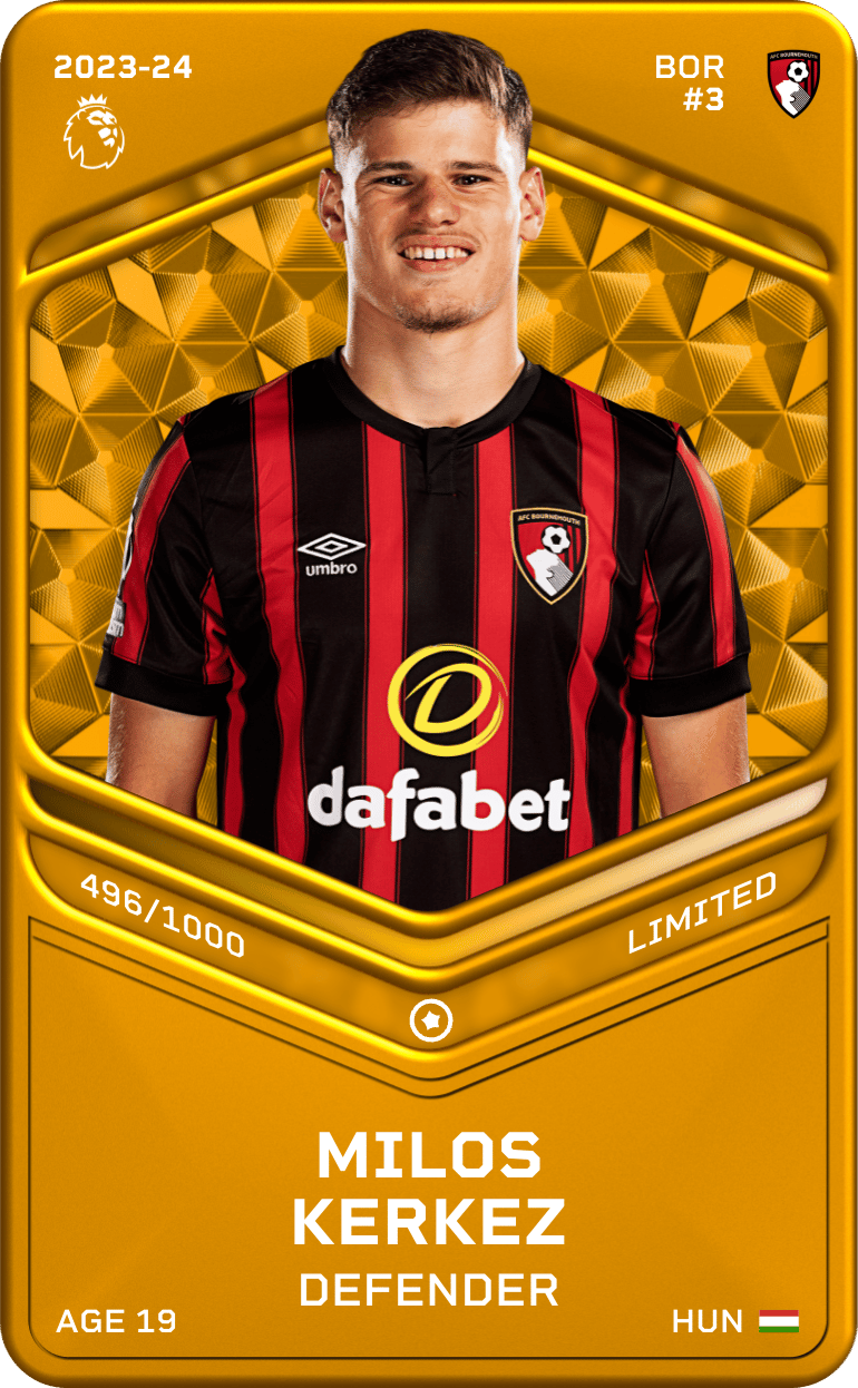 Milos Kerkez 2023-24 • Limited 496/1000