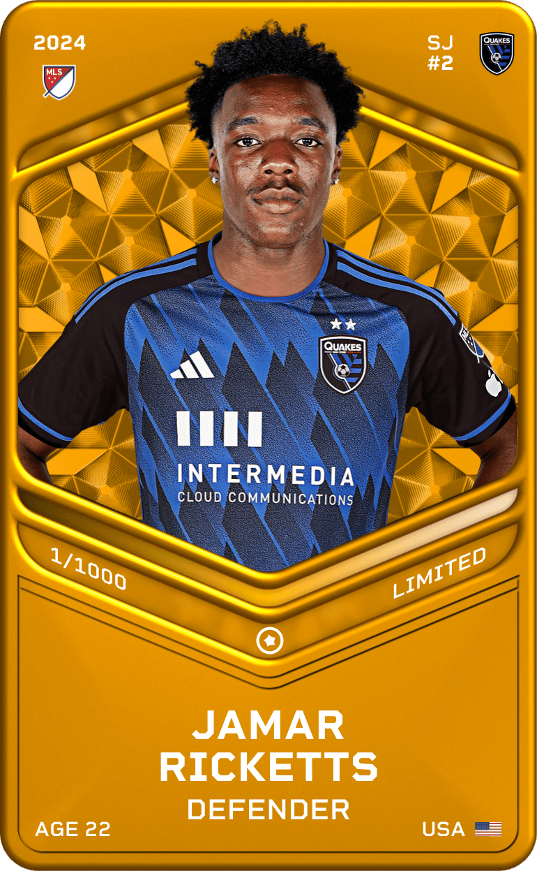 Jamar Ricketts 2024-25 • Limited 1/1000