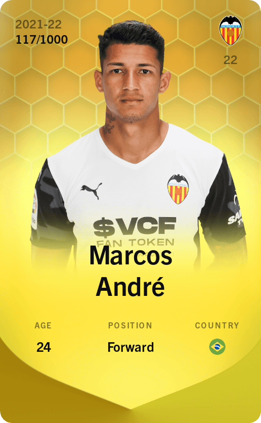 Marcos André 2021-22 • Limited 117/1000