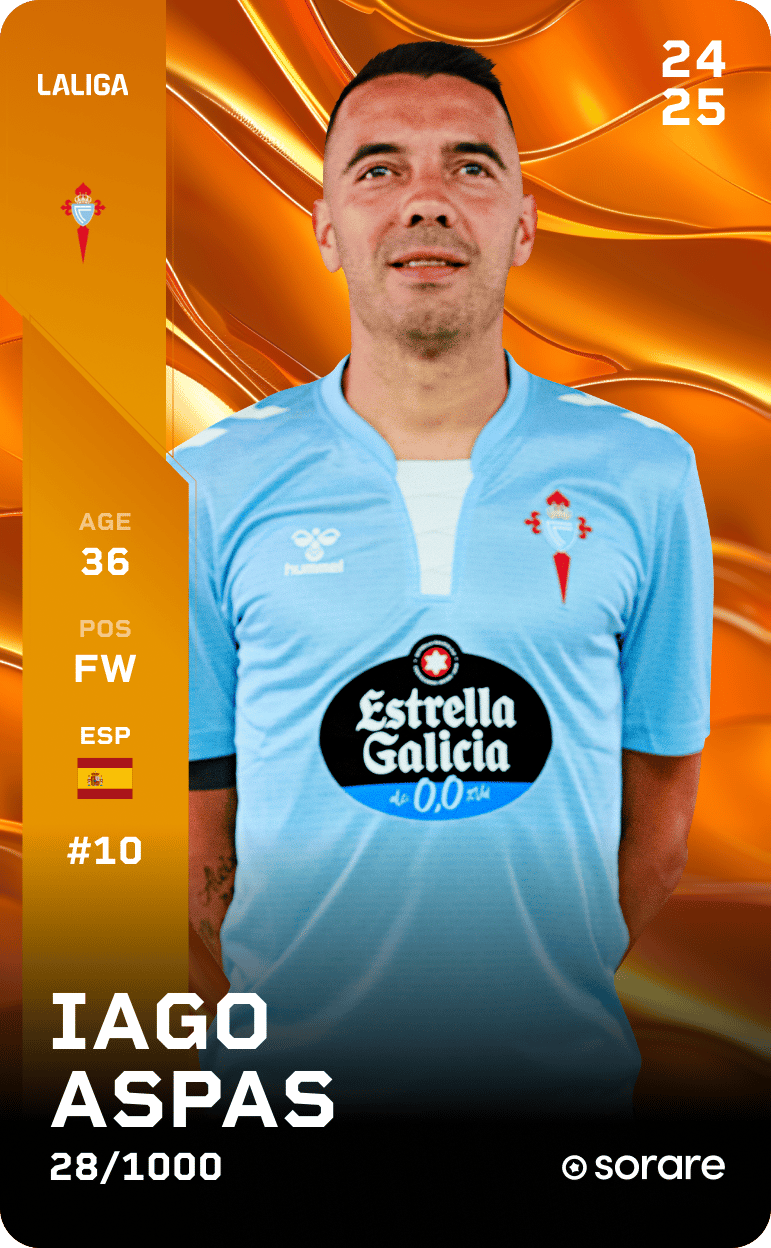 Iago Aspas 2024-25 • Limited 28/1000