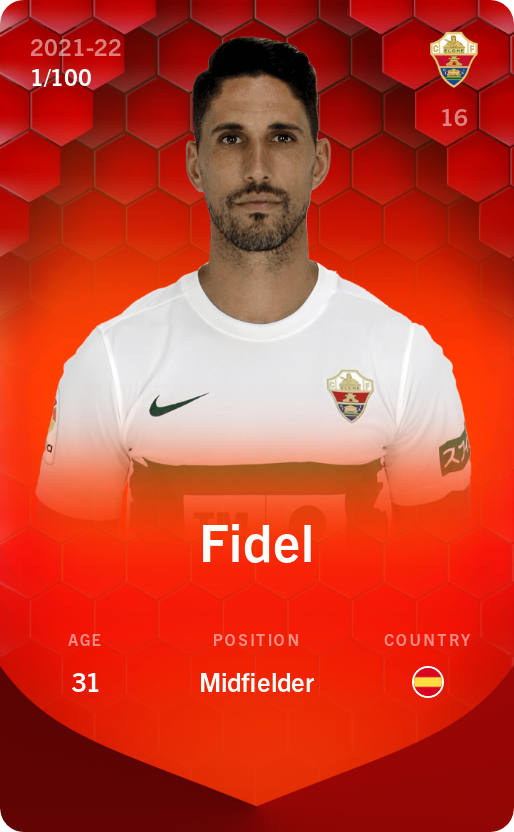 Sorare - Sorare Official - Fidel 2021-22 • Rare 1/100 - NFT # 49606694319848237119178713907292132431690674121965595941935036800280227458