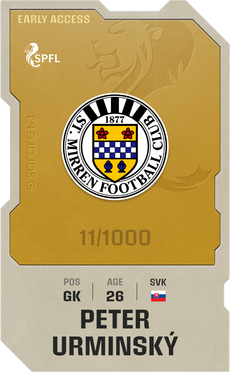 Peter Urminský 2025-26 • Limited 11/1000