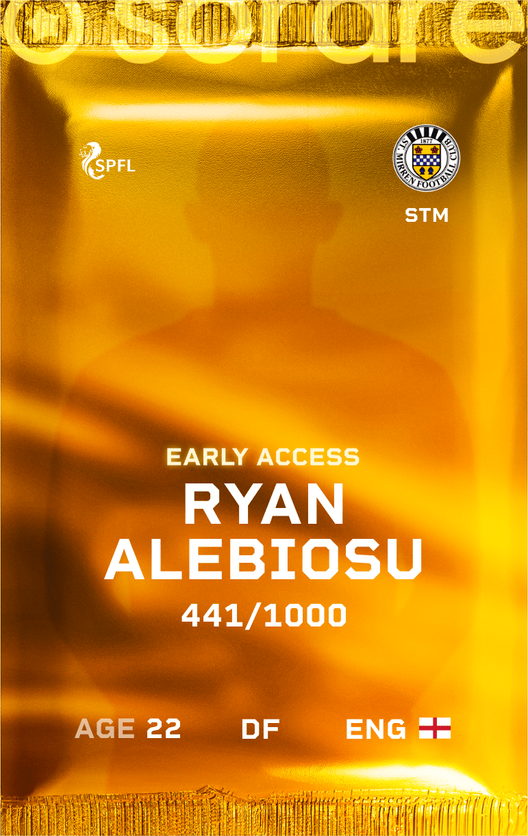 Ryan Alebiosu 2024-25 • Limited 441/1000