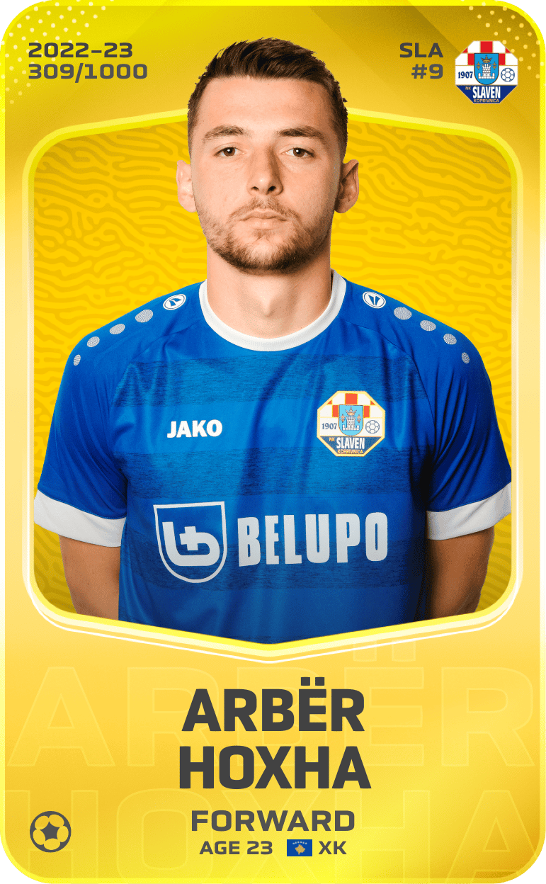 Arbër Hoxha 2022-23 • Limited 309/1000