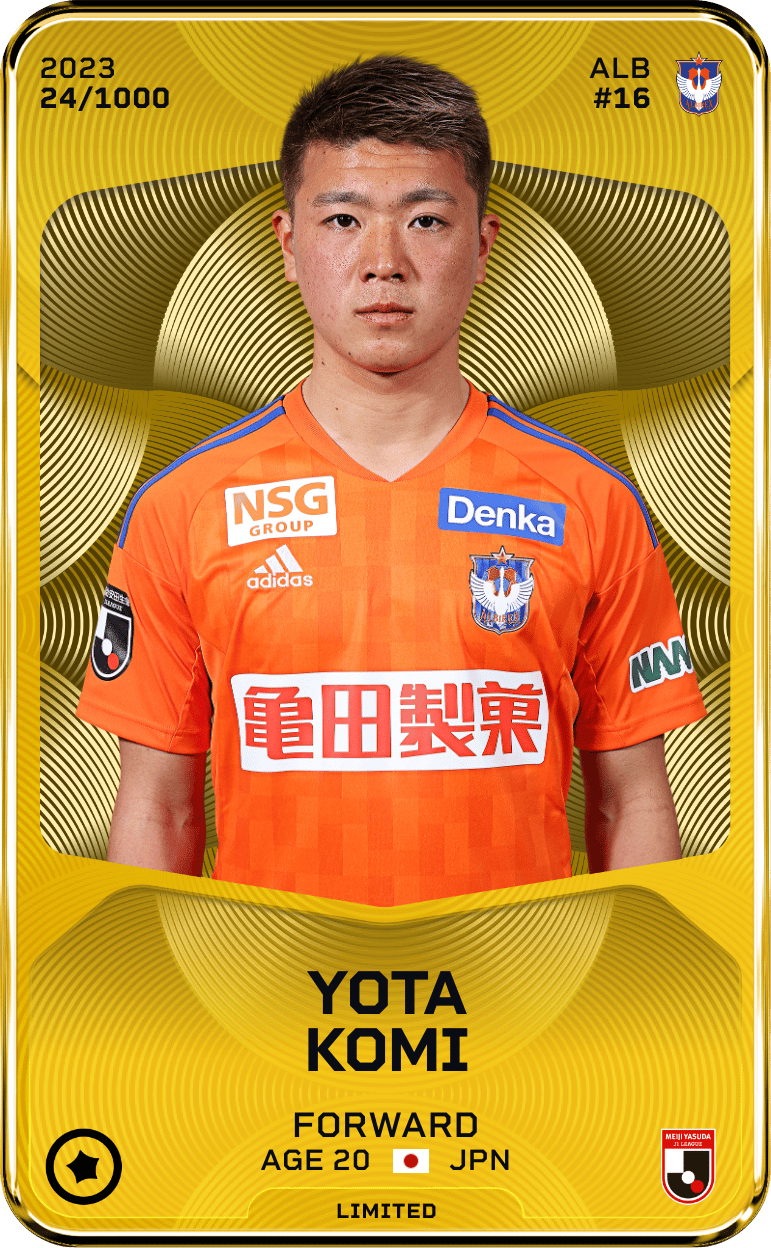 Yota Komi 2023-24 • Limited 24/1000