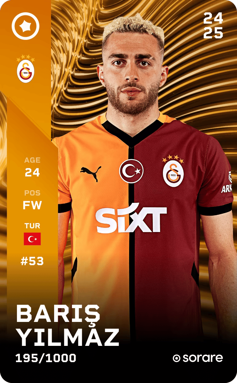Barış Yılmaz 2024-25 • Limited 195/1000