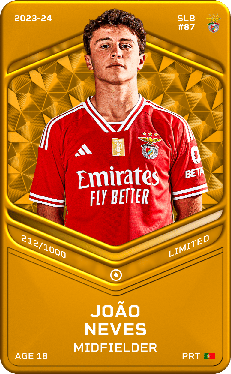 João Neves 2023-24 • Limited 212/1000