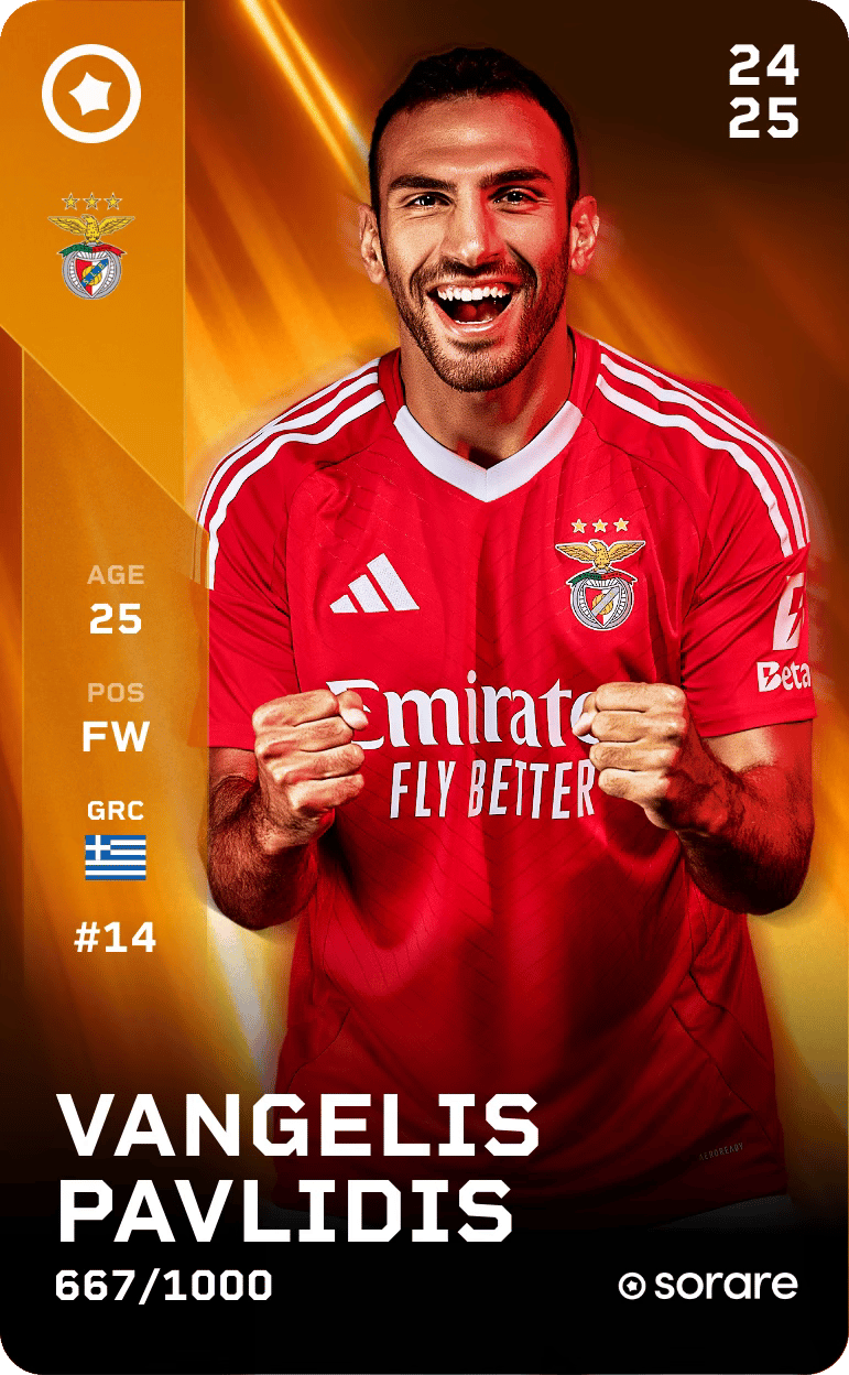 Vangelis Pavlidis 2024-25 • Limited 667/1000