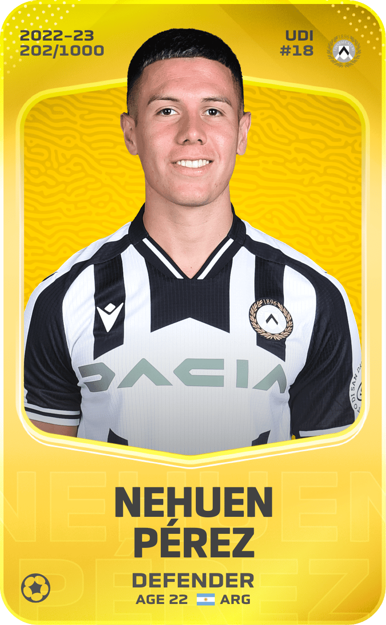 Nehuen Pérez 2022-23 • Limited 202/1000
