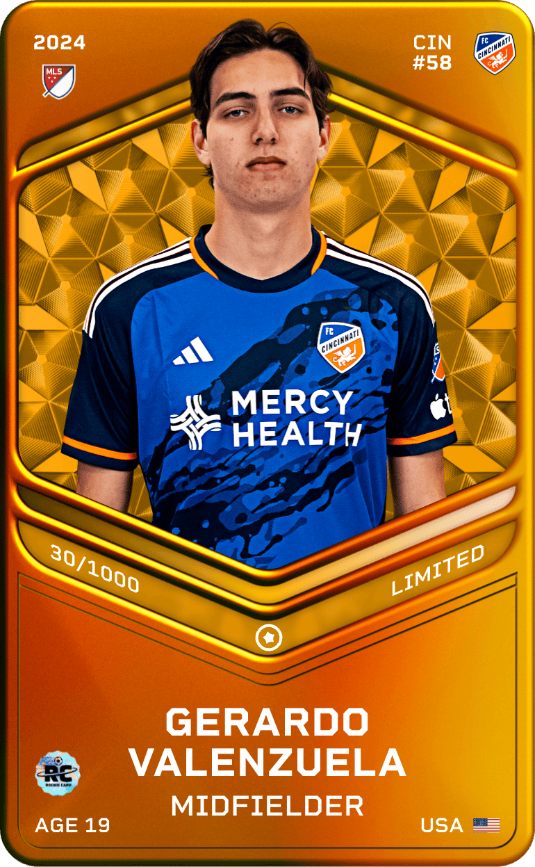 Gerardo Valenzuela 2024-25 • Limited 30/1000