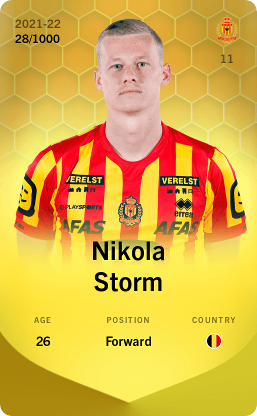Nikola Storm 2021-22 • Limited 28/1000
