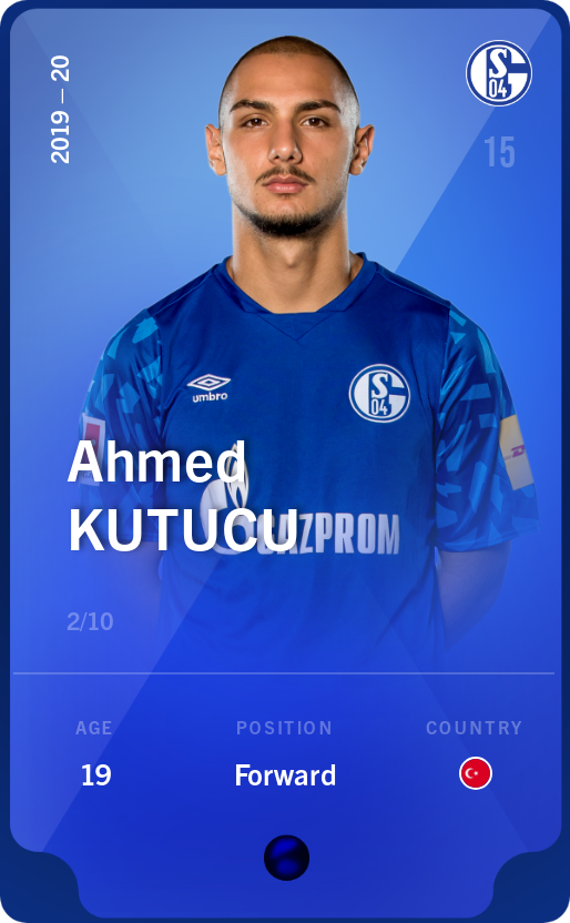 Sorare - Sorare Official - Ahmed Kutucu 2019-20 • Super Rare 2/10 - NFT # 62312837788992626517014454045170926949428737545423954840413018317767502975762