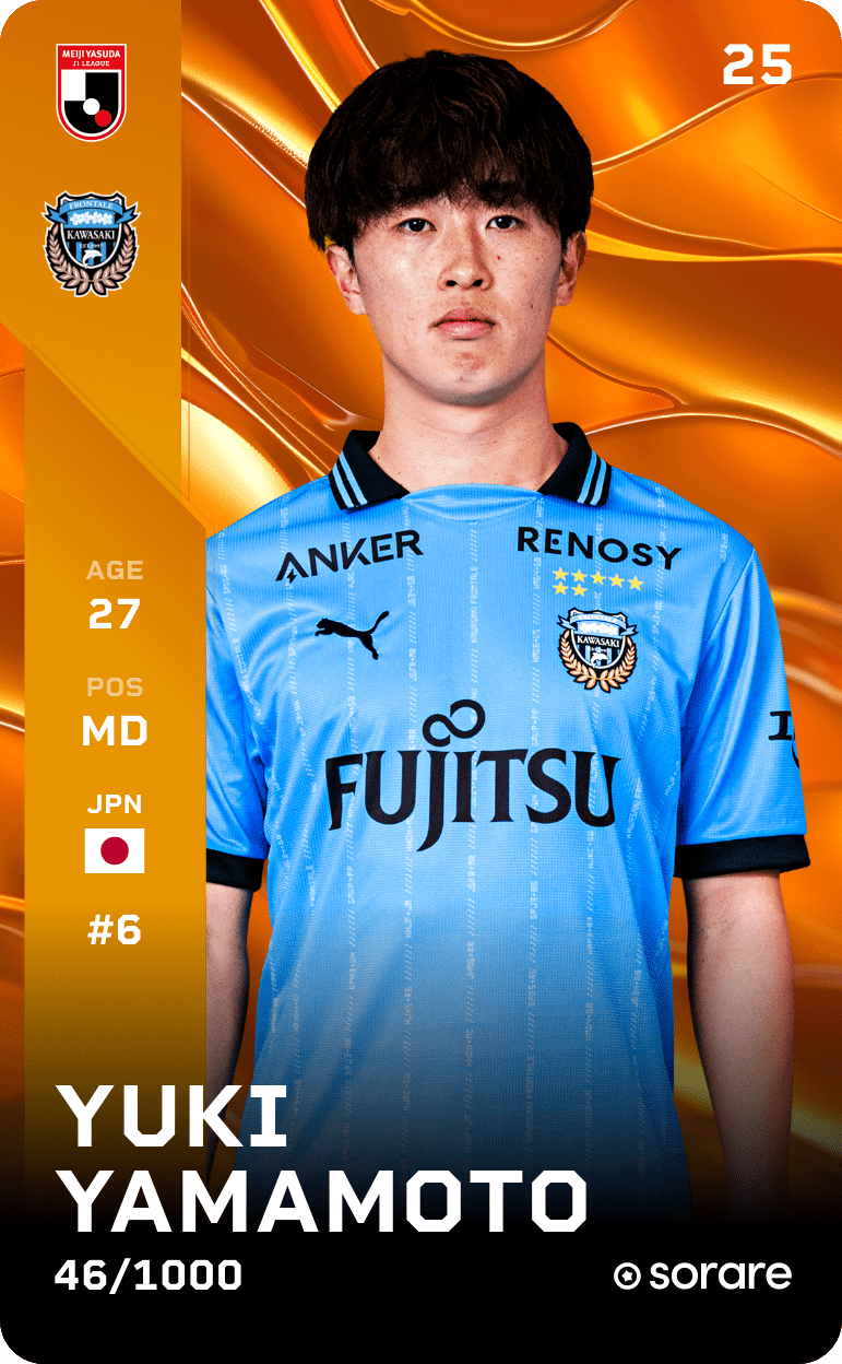 Yuki Yamamoto 2025-26 • Limited 46/1000