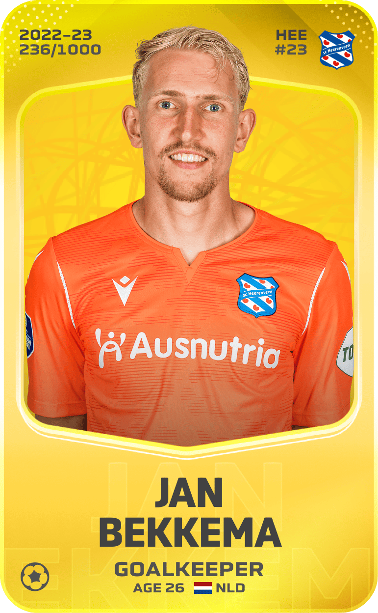 Jan Bekkema 2022-23 • Limited 236/1000