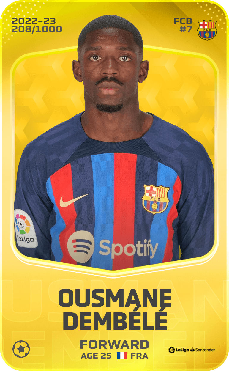 Ousmane Dembélé 2022-23 • Limited 208/1000