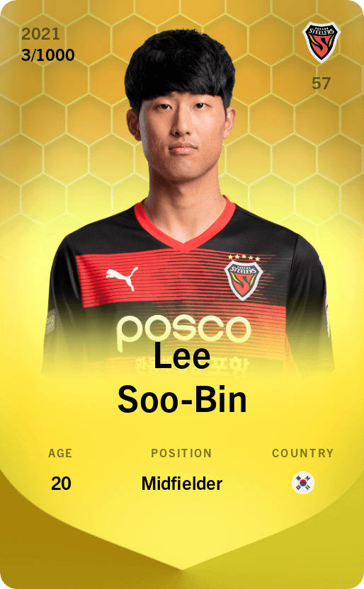 Lee Soo-Bin 2021-22 • Limited 3/1000