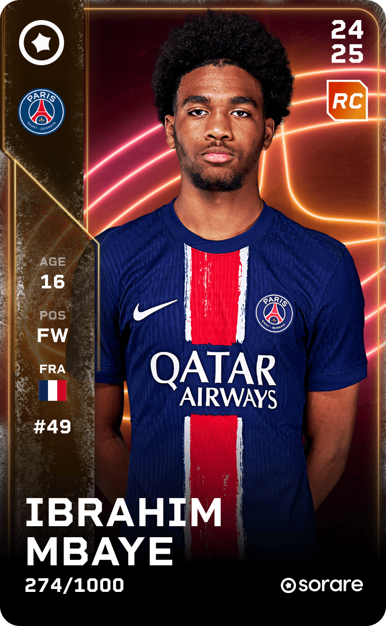 Ibrahim Mbaye 2024-25 • Limited 274/1000