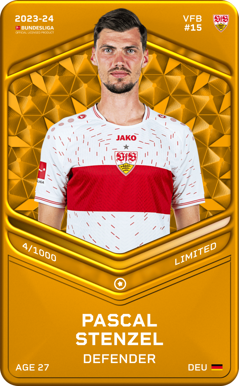 Pascal Stenzel 2023-24 • Limited 4/1000