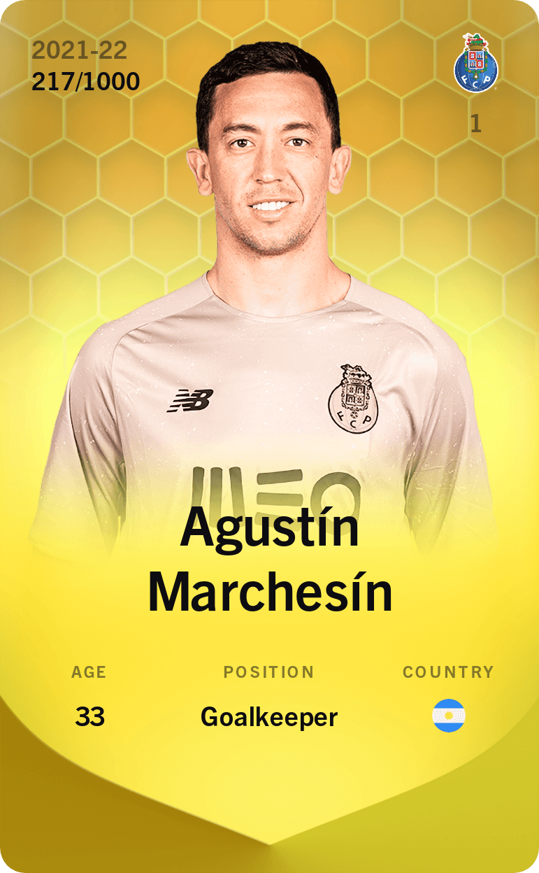 Agustín Marchesín 2021-22 • Limited 217/1000