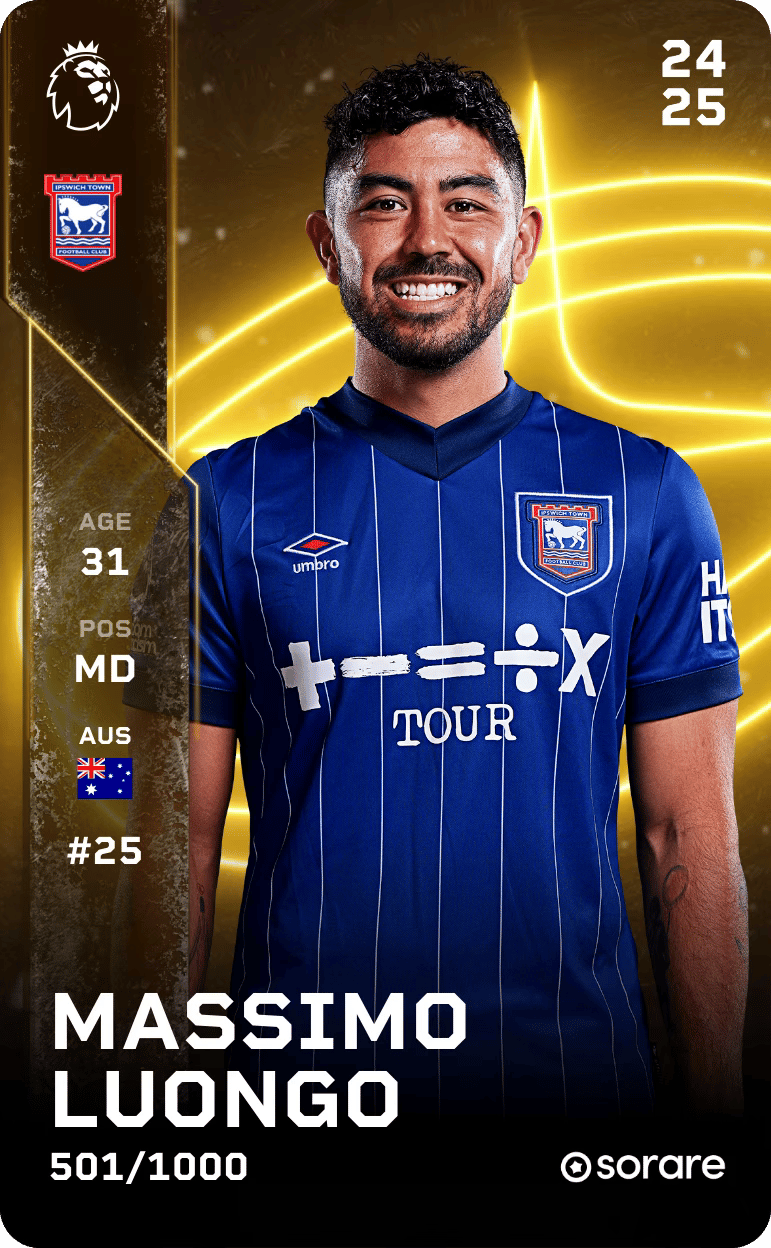 Massimo Luongo 2024-25 • Limited 501/1000