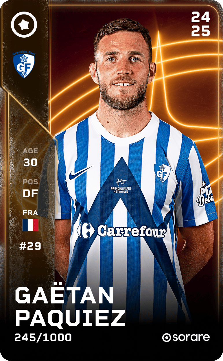 Gaëtan Paquiez 2024-25 • Limited 245/1000