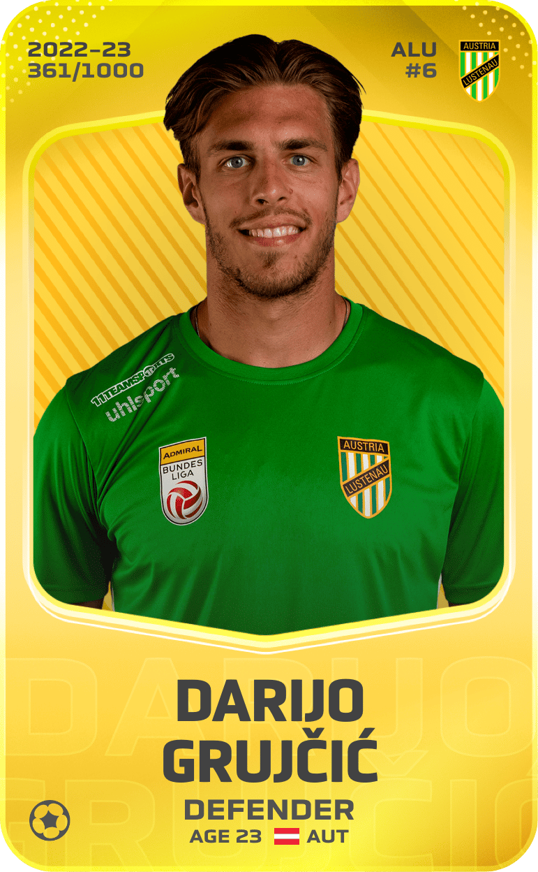 Darijo Grujčić 2022-23 • Limited 361/1000