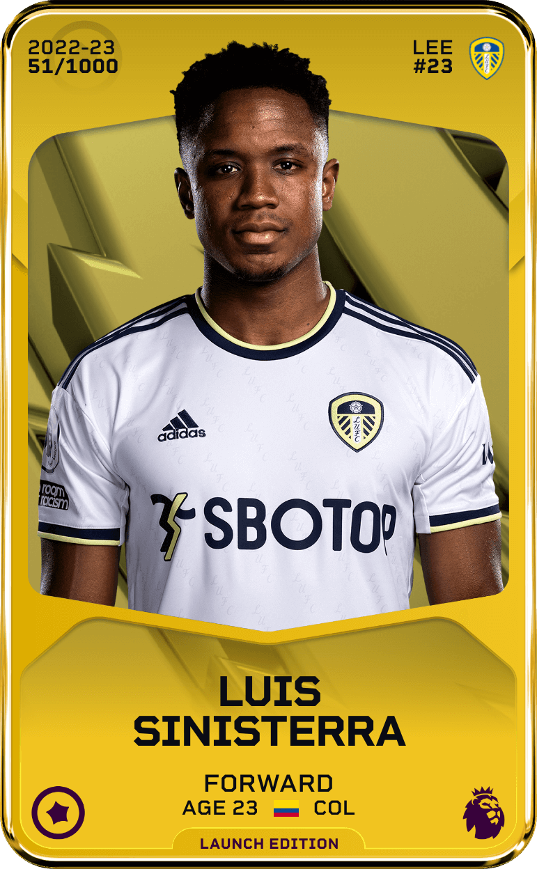 Luis Sinisterra 2022-23 • Limited 51/1000