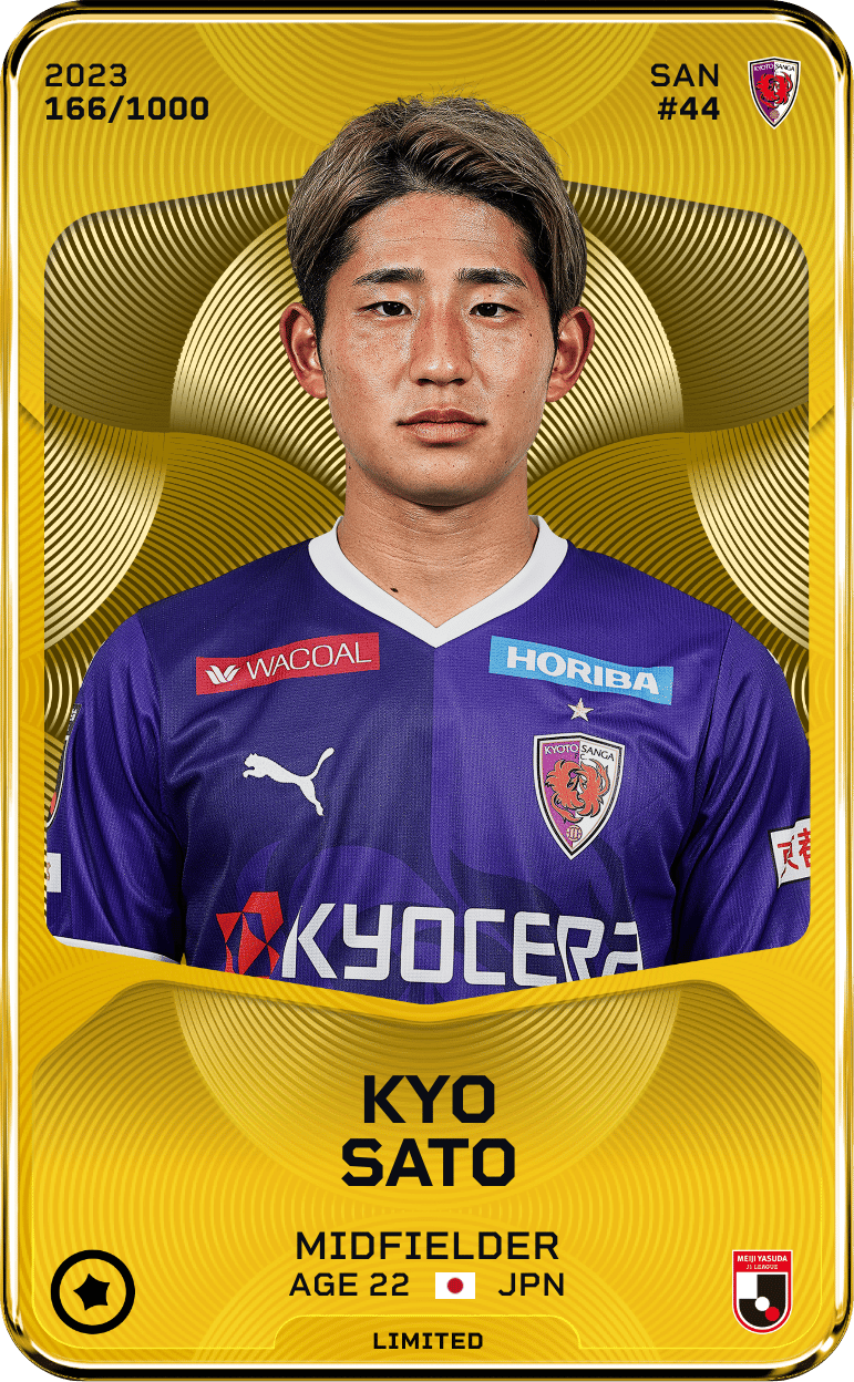 Kyo Sato 2023-24 • Limited 166/1000